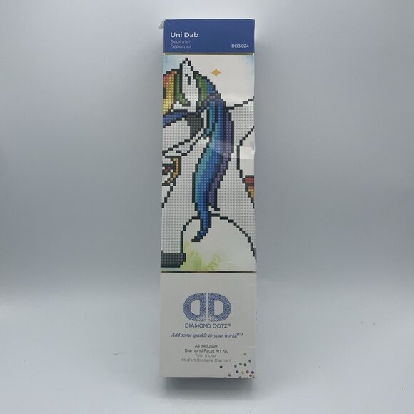 Diamond Dotz Uni Dab Beginner Diamond Painting Kit Unicorn Dab – Open Box - Picture 1 of 3